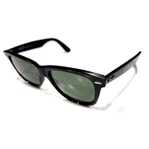 Ray Ban RB2140 Customized Black Wayfarer Sunglasses 54 mm READ